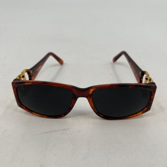 CHANEL Brown Gold Tortoiseshell Sunglasses | Classic Style OS - Picture 2 of 8